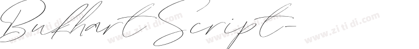 Bukhart Script字体转换